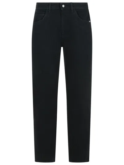 AMISH AMISH 'DAVID' BLACK COTTON JEANS