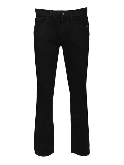 Amish David Man  Denim Black Dark Stone Jeans Black