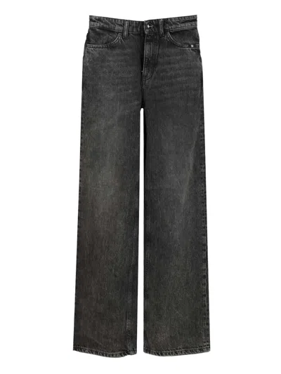 Amish Denim Black Black Wash Jeans Black