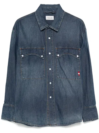 Amish Denim Shirt In Blue