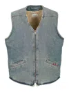 Amish Denim Vest Jeans Blue In Blue