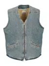 Amish Denim Vest Jeans Blue In Blue