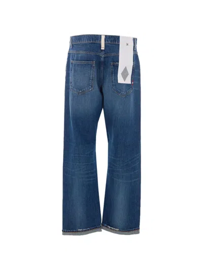 Amish Distressed James Jeans In Blue