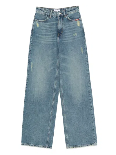 Amish Distressed Jeans In Blue
