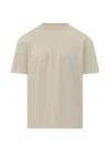 Amish Laser Print Distressed T-shirt In Neutral