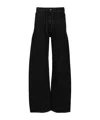 Amish Drawstring-waist Jeans In Black