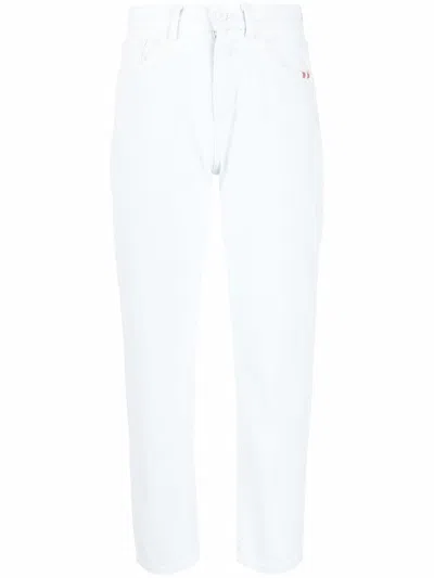 Amish High-waist Boyfriend Jeans In Blue