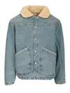 Amish Paninaro Denim Jacket In Blue