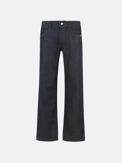Amish 'james' Dark Blue Cotton Jeans