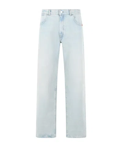 Amish James Loose-fit Jeans In Blue