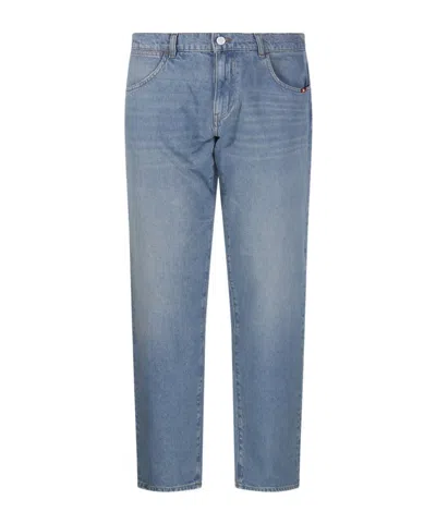 Amish James Loose-fit Jeans In Blue