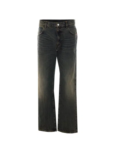 Amish James Loose-fit Jeans In Blue