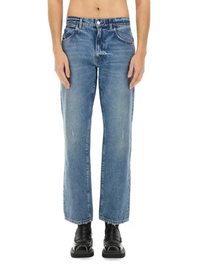 Amish James Straight Jeans In Blue