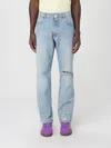 Amish Jeans  Men Color Denim In Blue