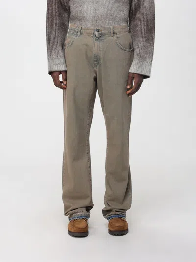 Amish Jeans  Men Color Denim In Gray
