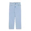 Amish Belt Ring Denim Trousers In Blue