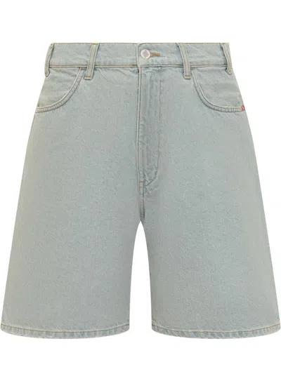 Amish Jeans Bermuda Shorts In Blue