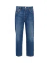 Amish Belt Loop Jeans In Blue