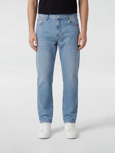 Amish Jeans Men Color Blue In Multi