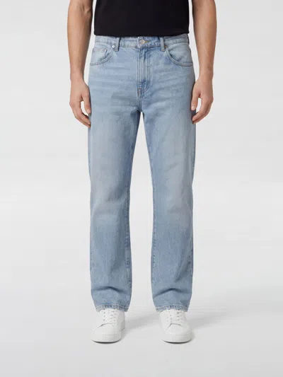 Amish Jeans Men Color Blue In Multi