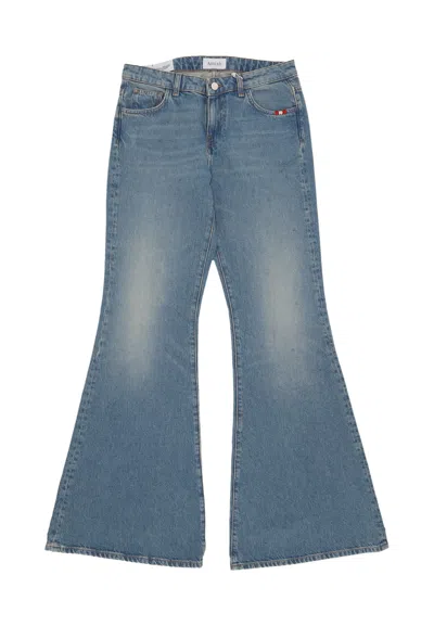 Amish Jeans Woman W Woodstock Jeans Denim In Blue