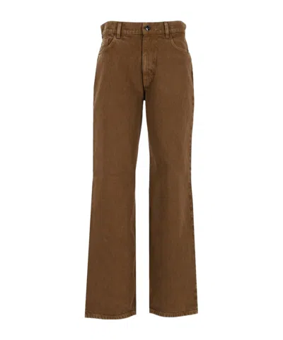 Amish Jenny Bull Straight-leg Jeans In Brown