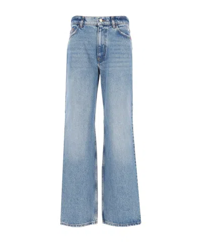Amish Jenny Straight-leg Jeans In Blue