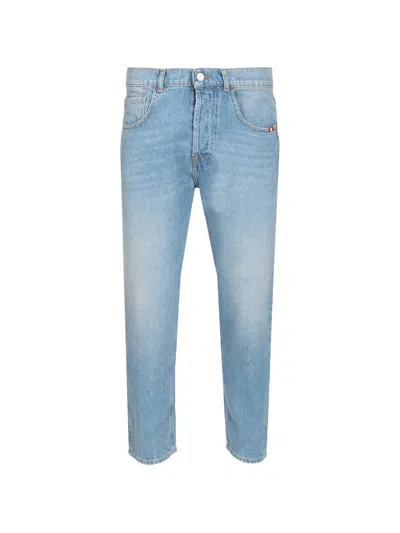 Amish Jeremiah Belt-loop Jeans In Blue