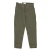 Amish Jeremiah Corduroy Men's Long Trousers Dyed Olive Branch In Tinto Olive Branch