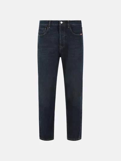 Amish 'jeremiah' Dark Blue Cotton Jeans