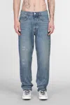 Amish Jeremiah Straight Denim Jeans In Blue