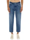 Amish Jeremiah Stone Washed Jeans In Blue