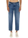 Amish Jeremiah Stone Washed Jeans In Blue