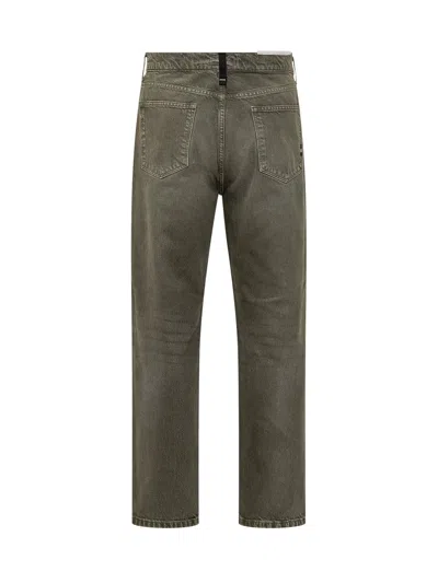 Amish Jeremiah Straight Jeans In Olive