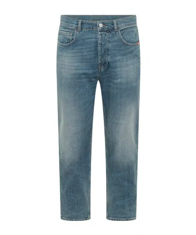 Amish Jeremiah Straight-leg Jeans In Blue