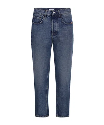 Amish Jeremiah Straight-leg Jeans In Blue