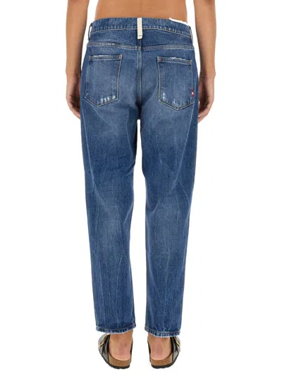 Amish Jeremiah Men's Jeans Straight Recycled Denim Light Stone Denim