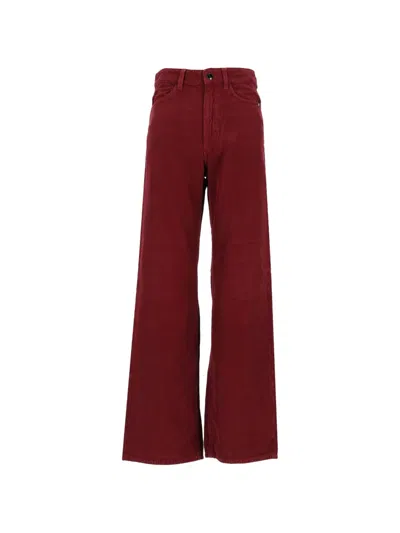 Amish Linda Corduroy Trousers In Red