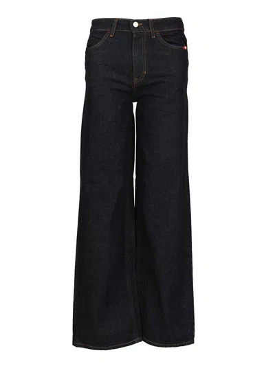 Amish Linda Denim Jeans Blue In Black