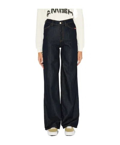 Amish Linda Relaxed Jeans In Black