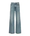 Amish Linda Woman  Recycled Denim Dust Jeans Blue In Blue