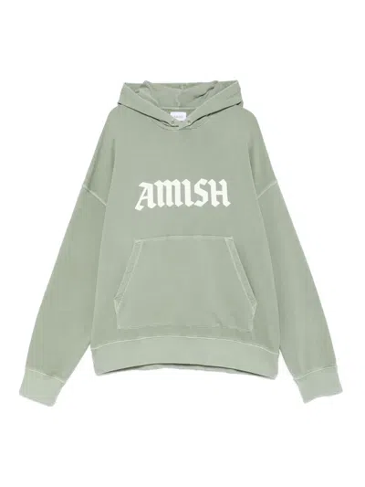 Amish Logo-print Hoodie