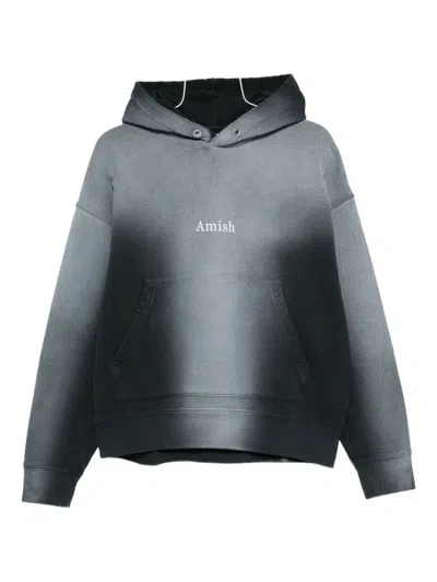 AMISH LOGO-PRINT HOODIE