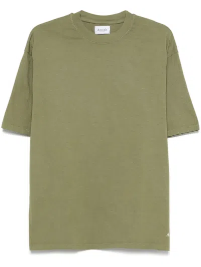 AMISH LOGO-PRINT T-SHIRT