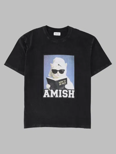Amish Logo T-shirt In Black