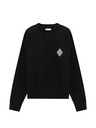 Amish Logo-patch Sweatshirt In Black