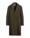 Amish Man Coat Military Green Size L Wool, Polyester