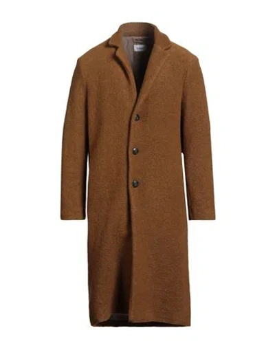Amish Man Coat Mustard Size L Wool, Polyester