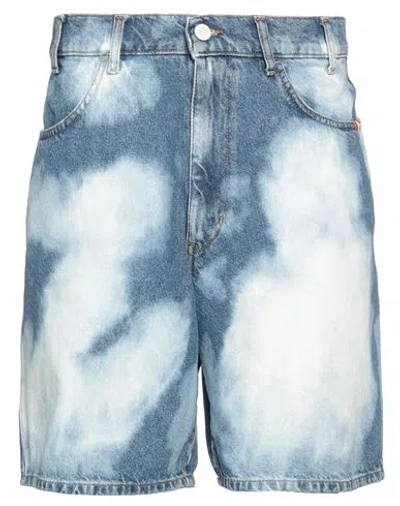 Amish Man Denim Shorts Blue Size 34 Cotton