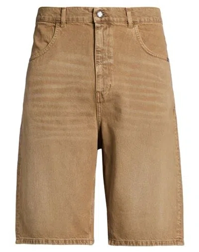 Amish Man Denim Shorts Brown Size 34 Cotton